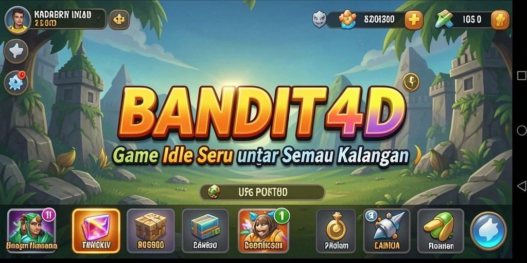 Tampilan gameplay BANDIT4D yang menarik dan interaktif.