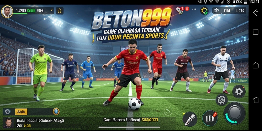 Tangkapan layar gameplay <strong>BETON999</strong> yang menampilkan aksi olahraga yang seru.
