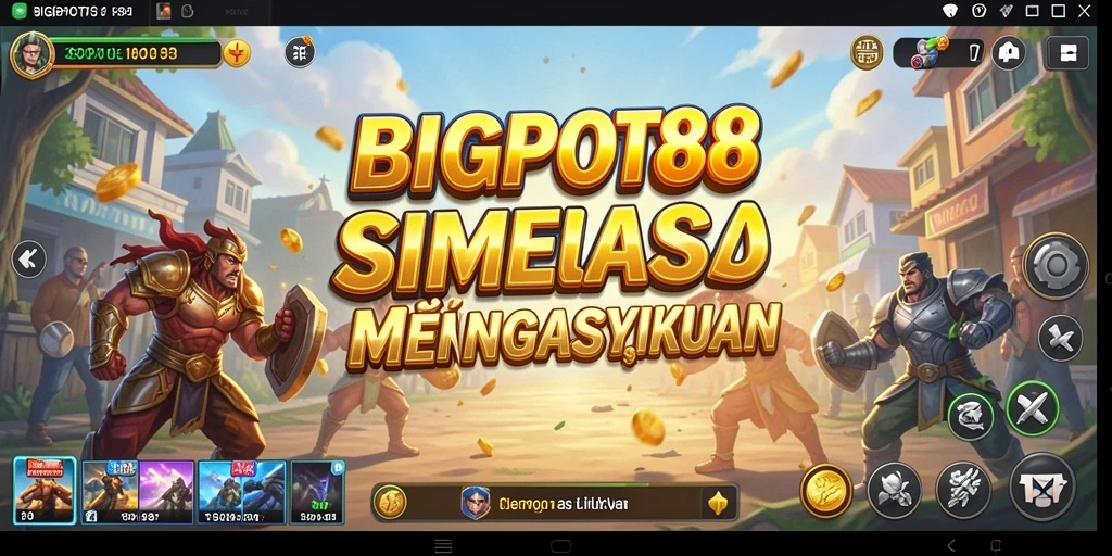 Tampilan gameplay menarik dari BIGPOT88 dalam simulasi yang mendebarkan.