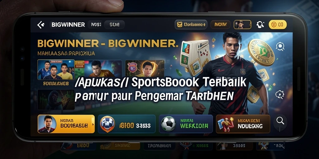 Screenshot BIGWINNER menampilkan gameplay taruhan olahraga yang menarik.