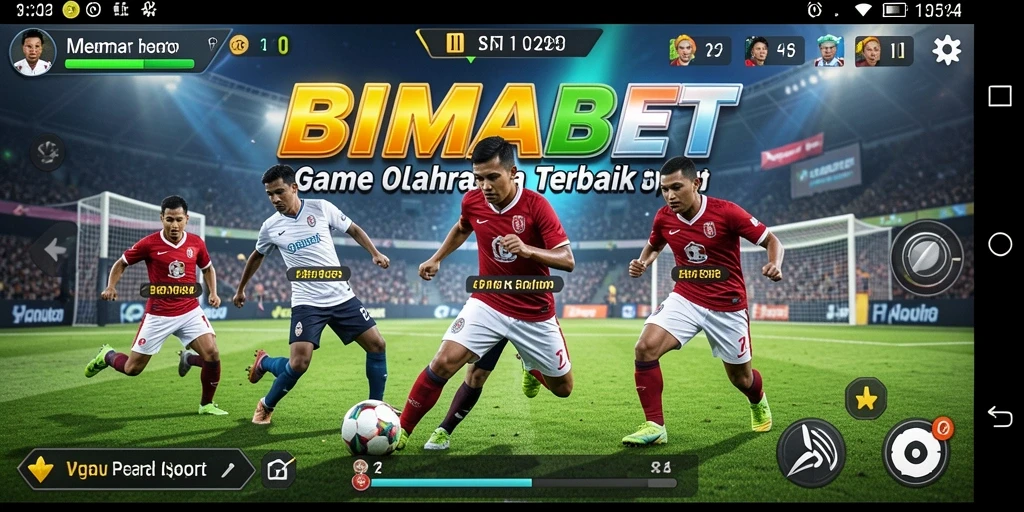 Tampilan gameplay yang seru dan penuh aksi di BIMABET.