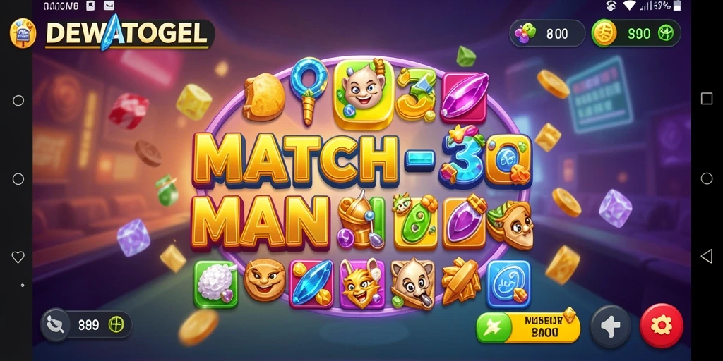 Tampilan gameplay DEWATOGEL yang menarik dalam setiap level.
