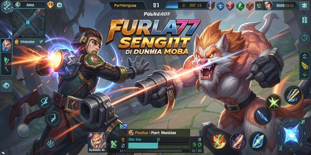 Tampilan gameplay seru dan dinamis dalam FURLA77