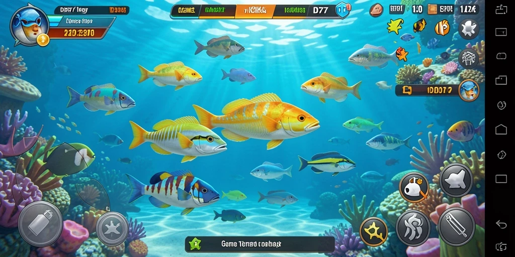 Tampilan gameplay menembak ikan yang seru di IDR77.