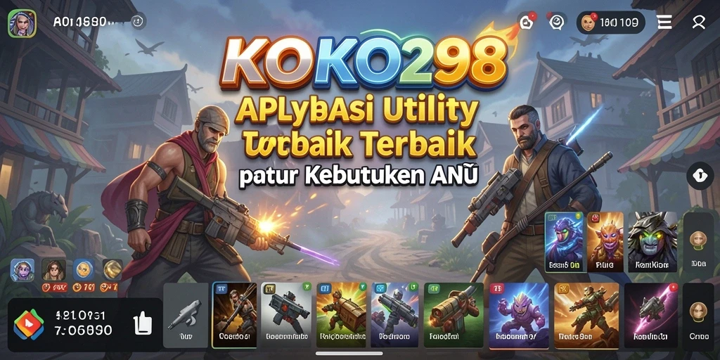 Tampilan antarmuka aplikasi KOKO288 yang sederhana dan intuitif.
