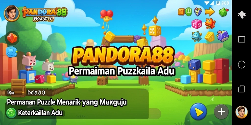 Screenshot gameplay PANDORA88 dengan tantangan puzzle yang menarik.