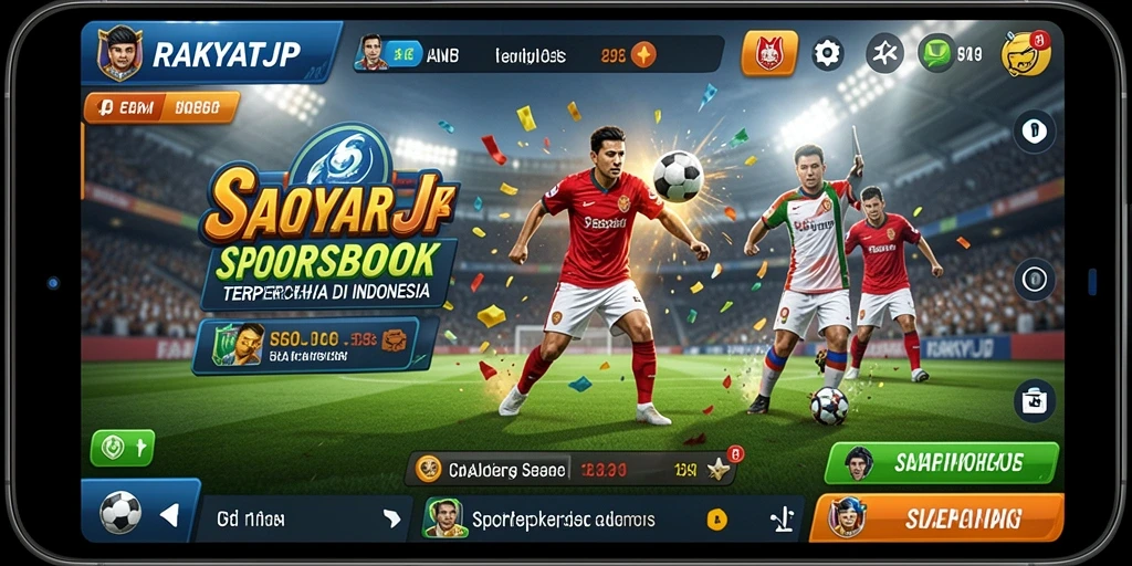 Tampilan menarik dari permainan Sportsbook RAKYATJP.