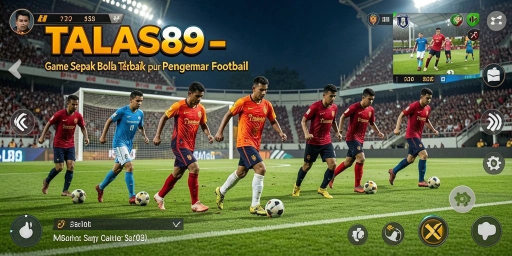Tampilan menarik gameplay sepak bola TALAS89.