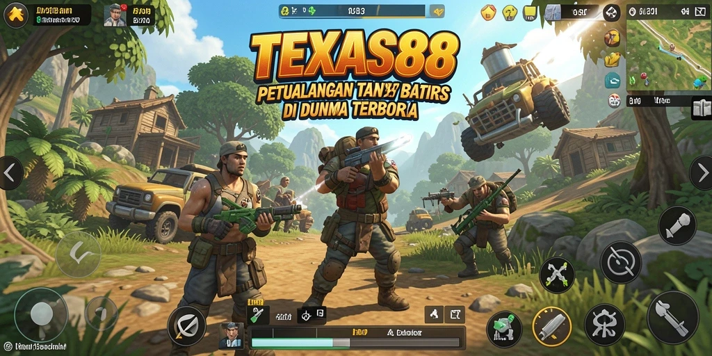 TEXAS88 menampilkan gameplay Open World yang imersif dan menggembirakan.