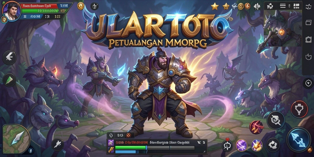 Tampilan gameplay ULARTOTO dalam dunia MMORPG yang menakjubkan.