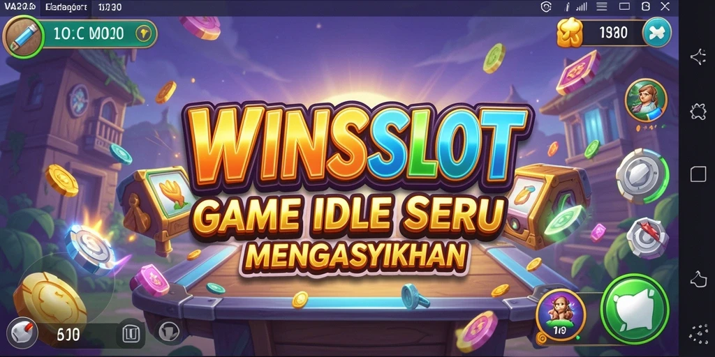 Tampilan gameplay Idle WINSLOT dengan elemen menarik.